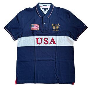 Tommy Hilfiger Polo USA Theme Shirt XXL